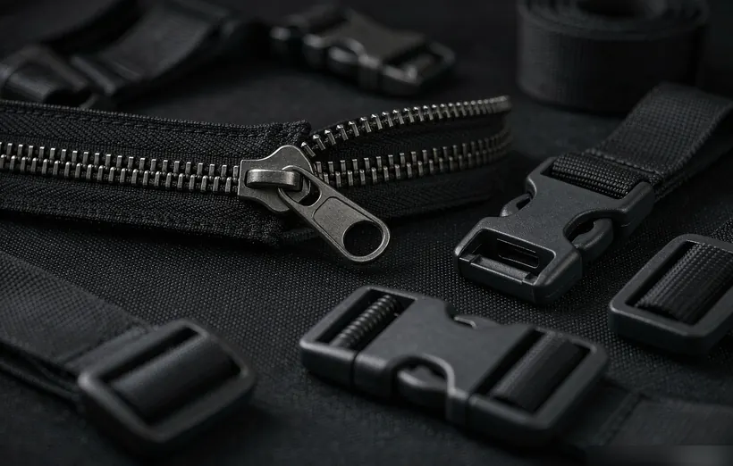 Zipper and hardware quality inspection in Kovoeky factory