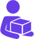 MOQ 50pcs icon in Kovoeky purple