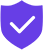 Quality assurance icon in Kovoeky purple