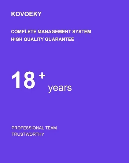 Kovoeky 18+ years management panel, full brand purple