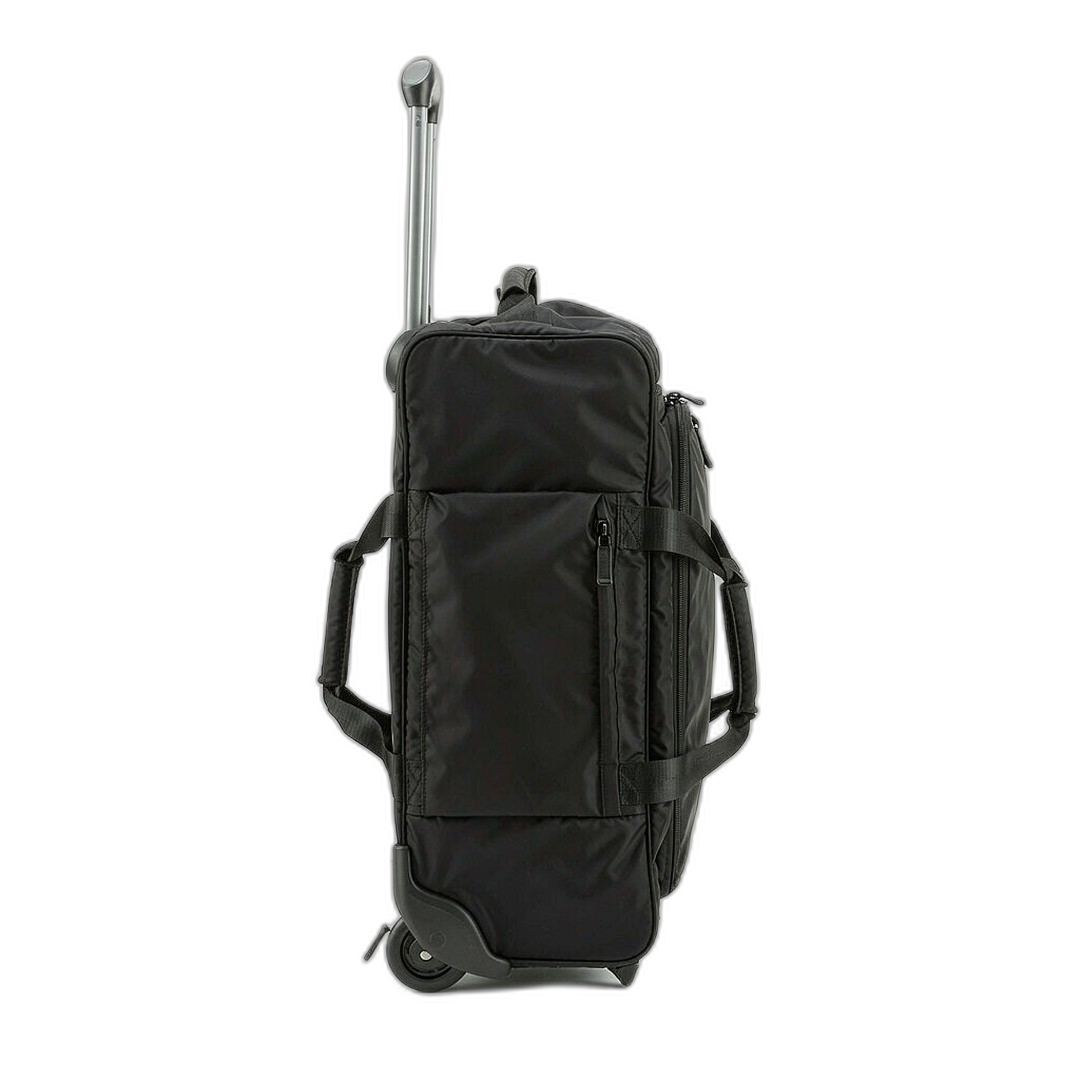 Black rolling trolley duffel bag factory